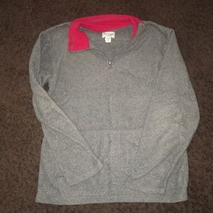 Boys 3/4 zip up pull over